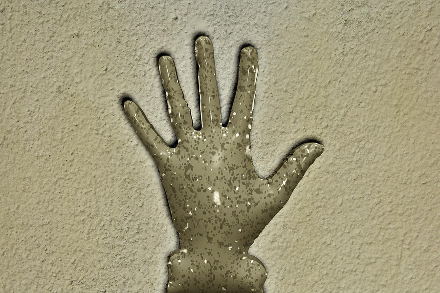 Hand Digital Art - Hand Stop to Plastic by Mavicfe Victoria Hand Digital Art - Hand Stop to Plastic by Mavicfe Victoria