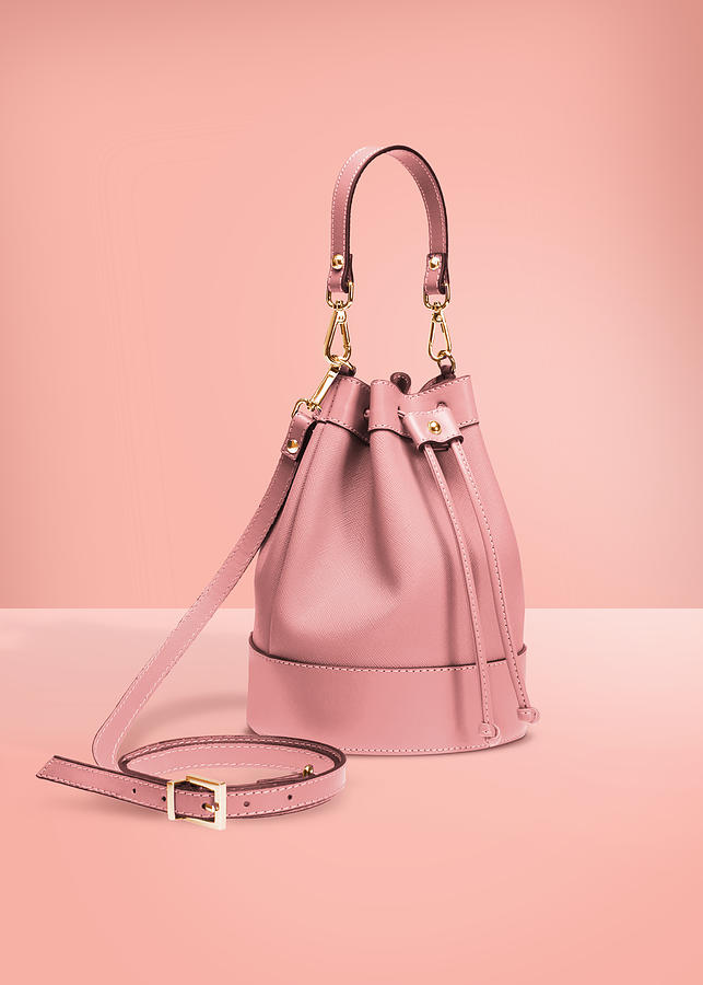 Handbag with clipping path on a pastel background Photograph by EfsunKutlay