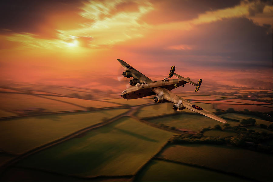 Handley Page Halifax Digital Art by Airpower Art