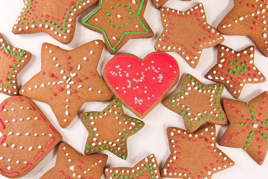Handmade decorated ginger cookies Photograph by Dreamhelg