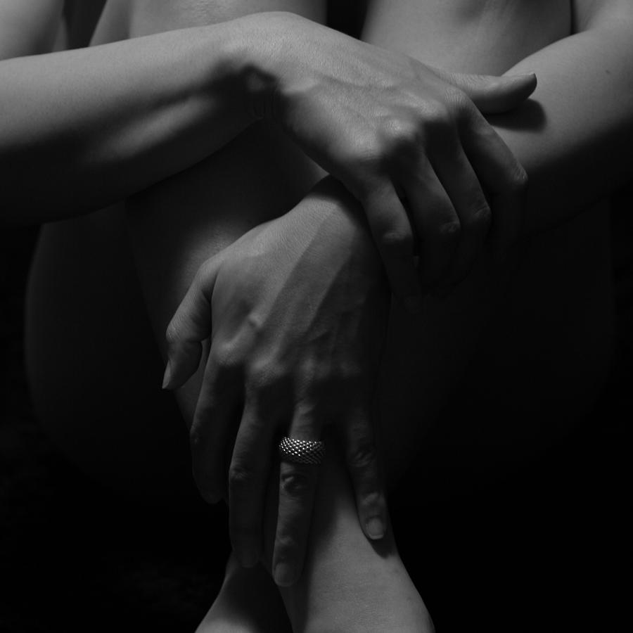 Hands and feet of woman Photograph by Abu19m