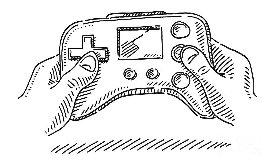 The Video Game Drawn by Hand