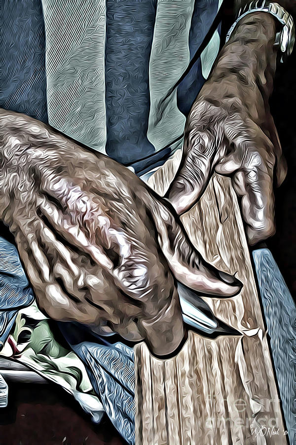 Inspirational Digital Art - Hands of A Master Craftman by Walter Neal
