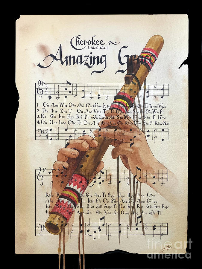 Music Painting - Hands of the Music Maker by John Guthrie