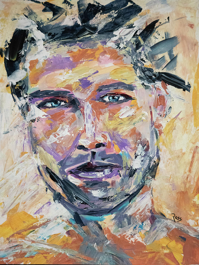 Handsome Man Painting by Mark Ross