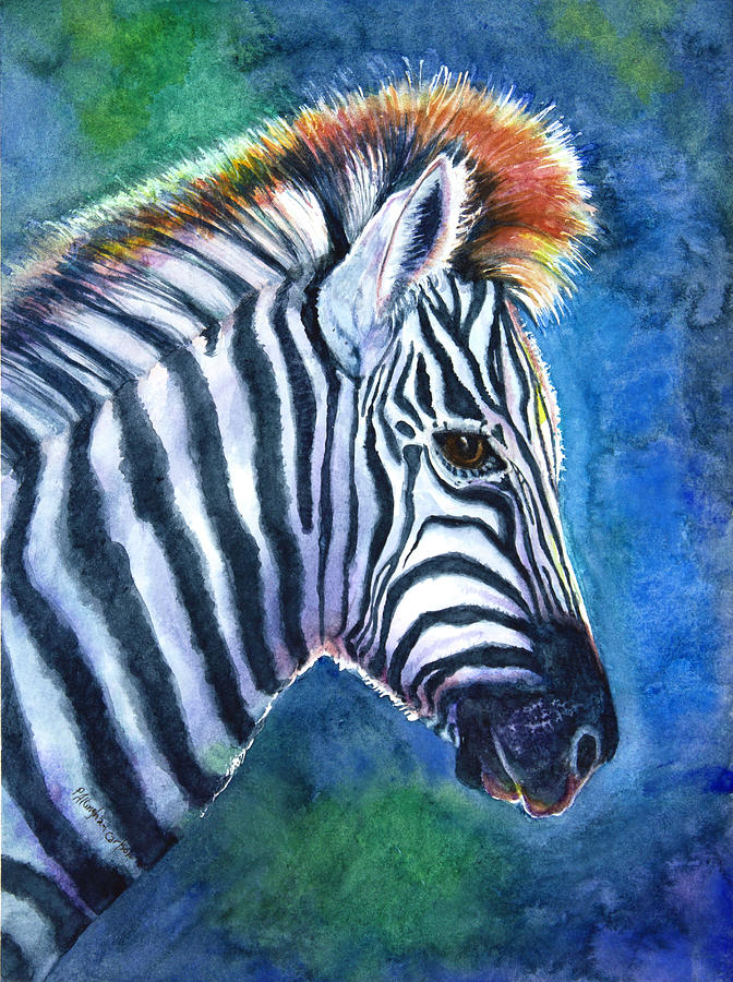 Handsome Zebra Painting