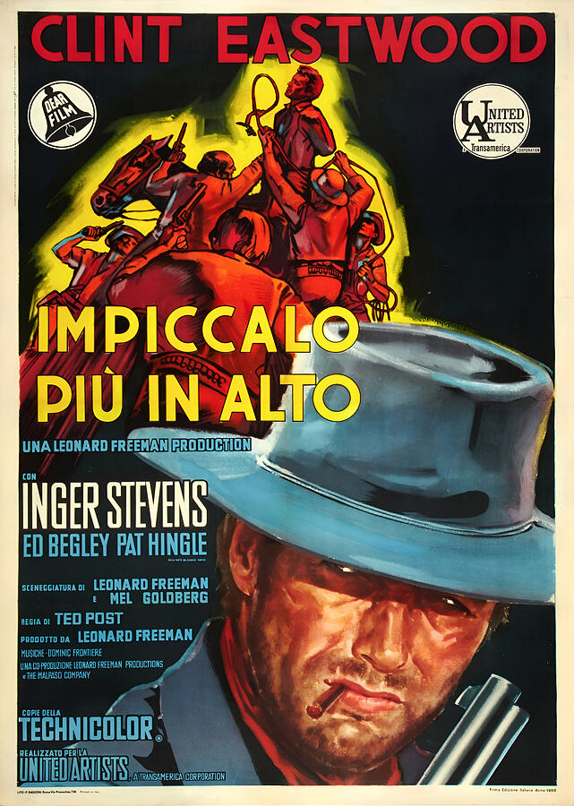 Hang Em High - 1968 Western Digital Art by Motion Picture Hang Em High - 1968 Western Digital Art by Motion Picture