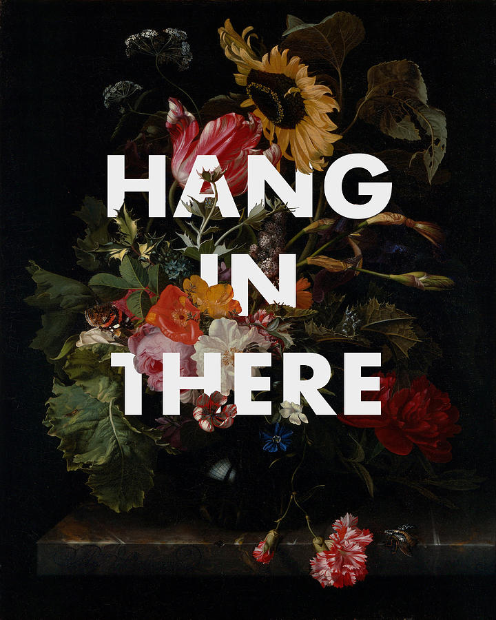 Hang In There Art Print Digital Art by Georgia Clare