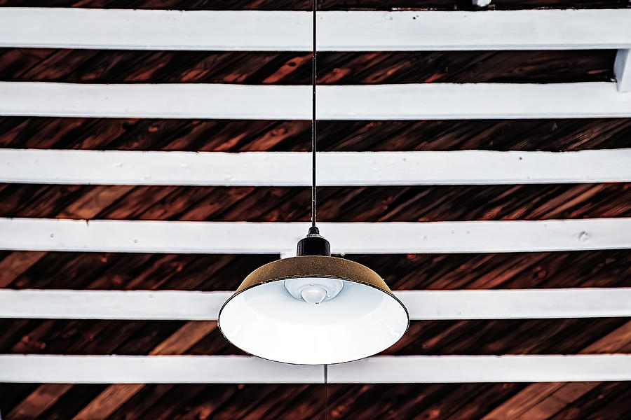 Hanging Ceiling Light #2 Photograph by Stuart Litoff