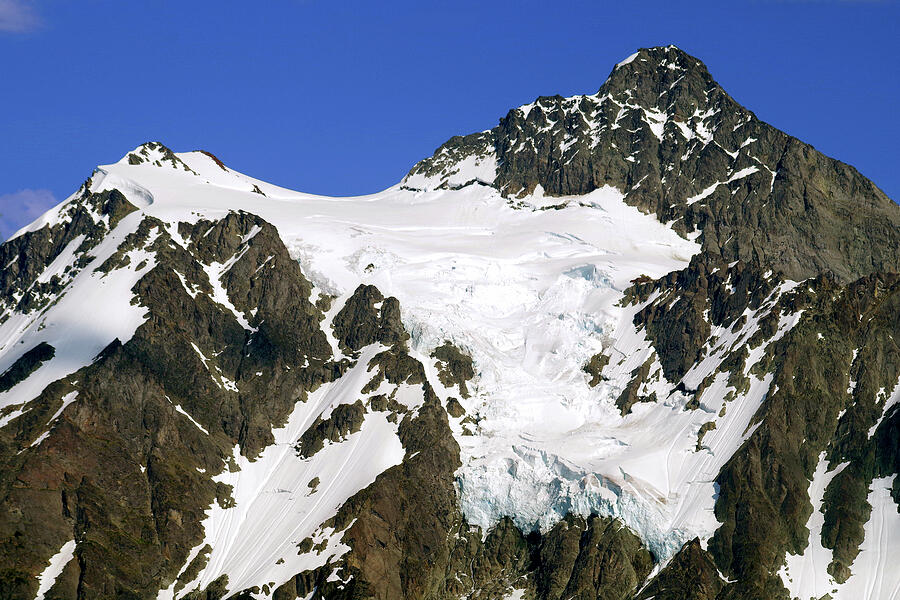 Hanging Glacier And Mt. Shuksan Summit Photograph by Douglas Taylor ...