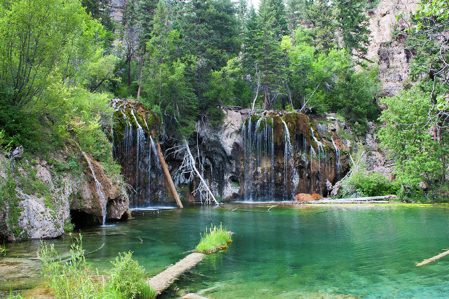 Hanging Lake Waterfall Photograph by David Thomas - Fine Art America