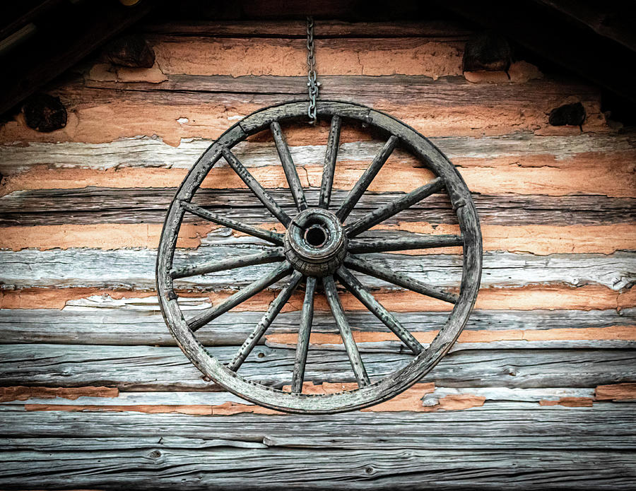 Hanging Wheel Photograph by Rick Nelson