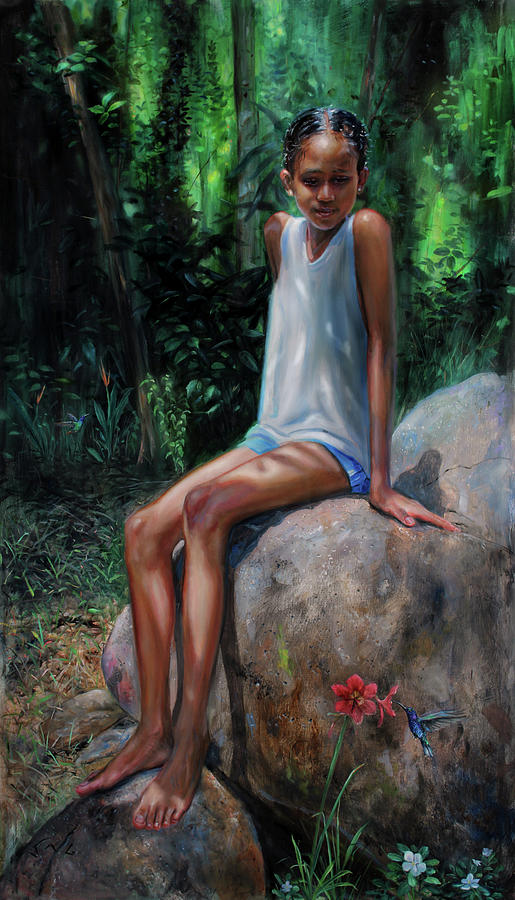Hanna epi Kilibwi Painting by Jonathan Guy-Gladding JAG