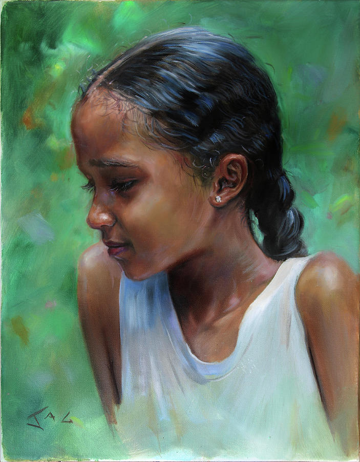Hannah 4 Painting by Jonathan Gladding JAG