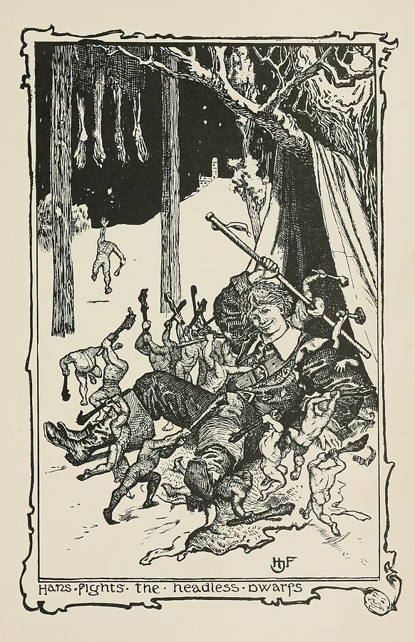 Hans fights the Headless Dwarfs 1906 Henry Justice Ford English 1860 ...