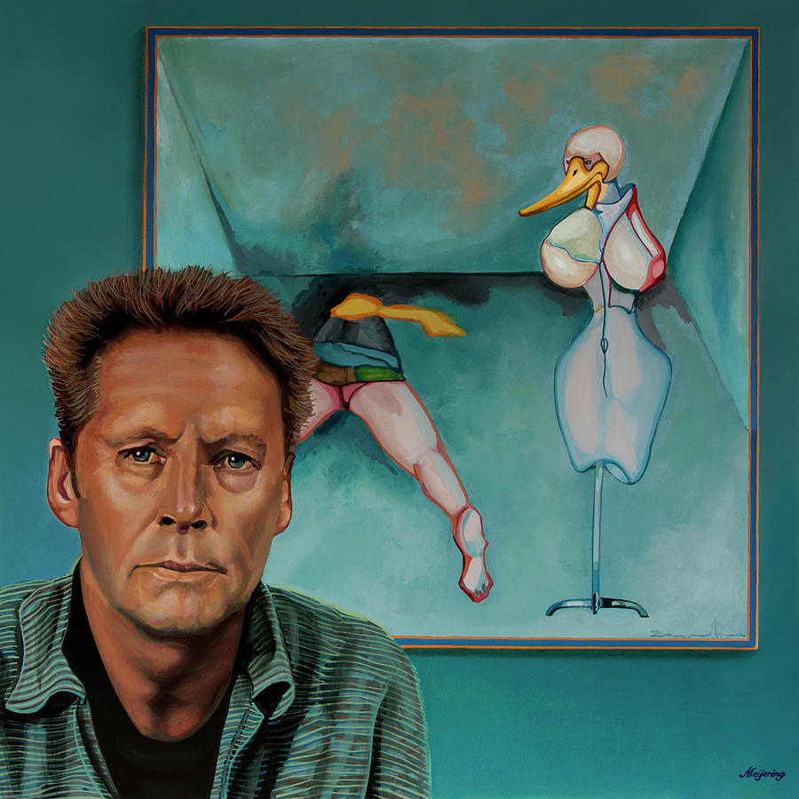 Misery Movie Painting - Hans Zegwaard Painting by Paul Meijering