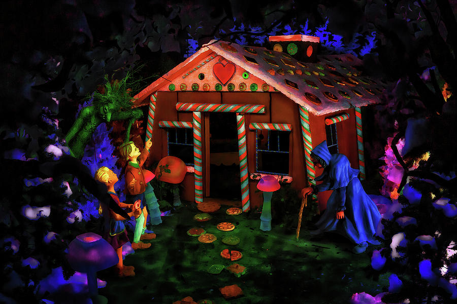 Hansel and Gretel - Fairyland Caverns Photograph by Susan Rissi Tregoning