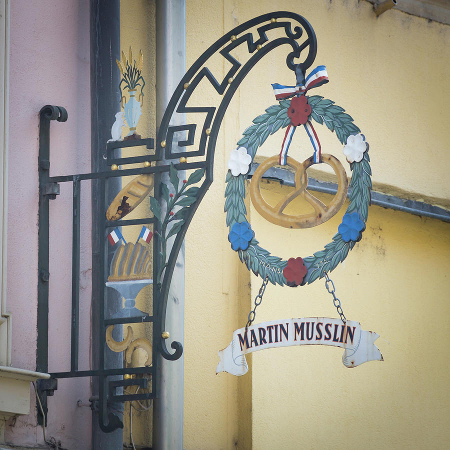 Jean Jacques Waltz Photograph - Hansi Sign for Martin Musslin Bakery by Teresa Mucha