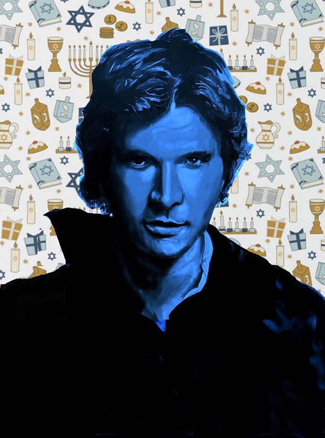 Hanukkah Han Solo Painting by Joel Tesch