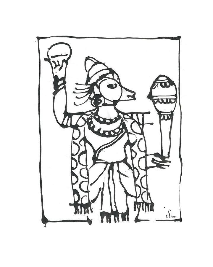 Vector Sketch of Shri Hanuman ji for hanuman jayanti celebration. Stock  Vector | Adobe Stock
