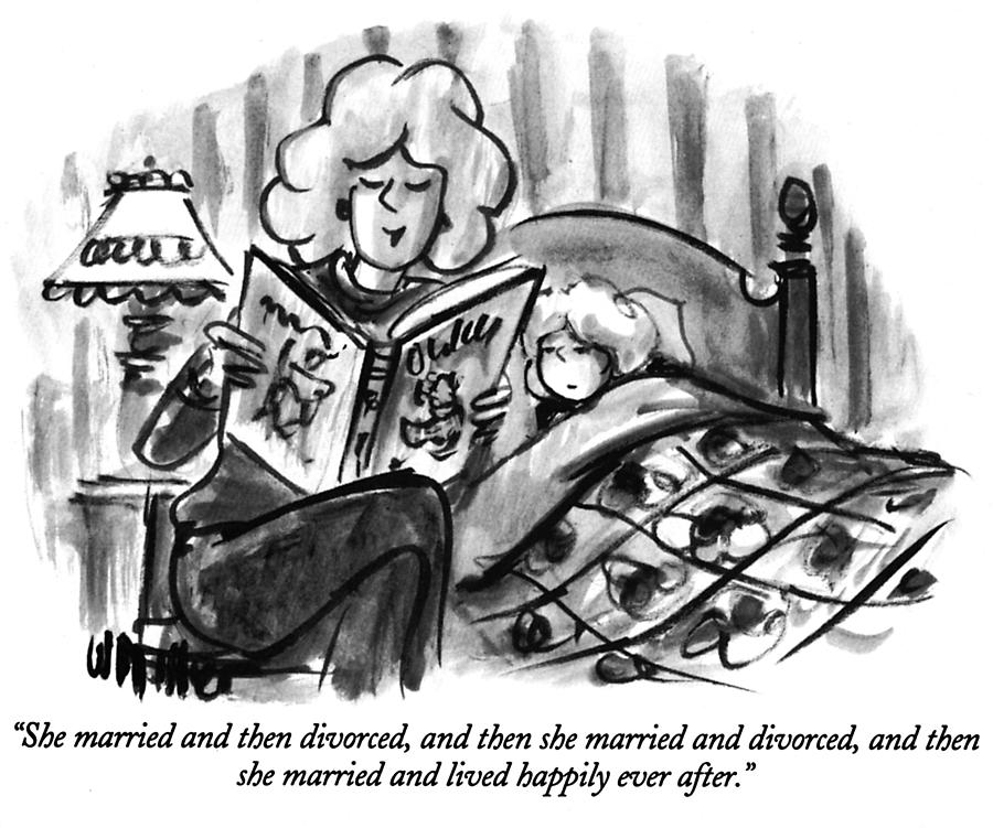 Happily Ever After Drawing by Warren Miller Happily Ever After Drawing by Warren Miller