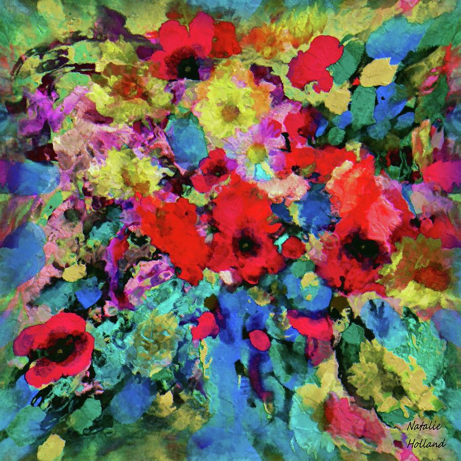 Happiness Blooms Painting by Natalie Holland