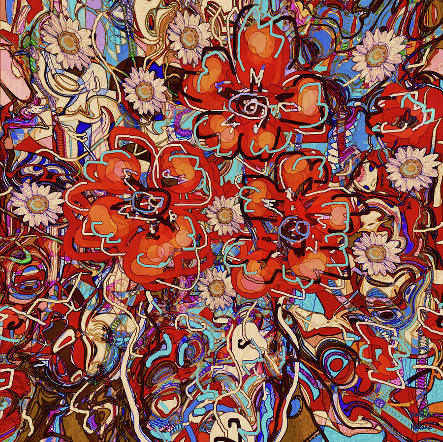 Happiness Flowers Painting by Natalie Holland