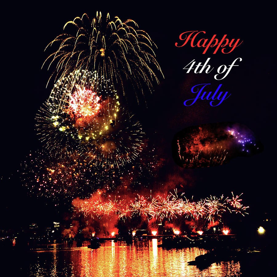 Happy 4th Of July USA Photograph by Her Arts Desire