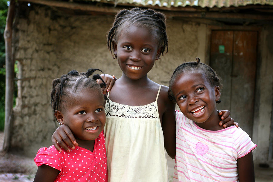 Happy African Girls Photograph by MissHibiscus