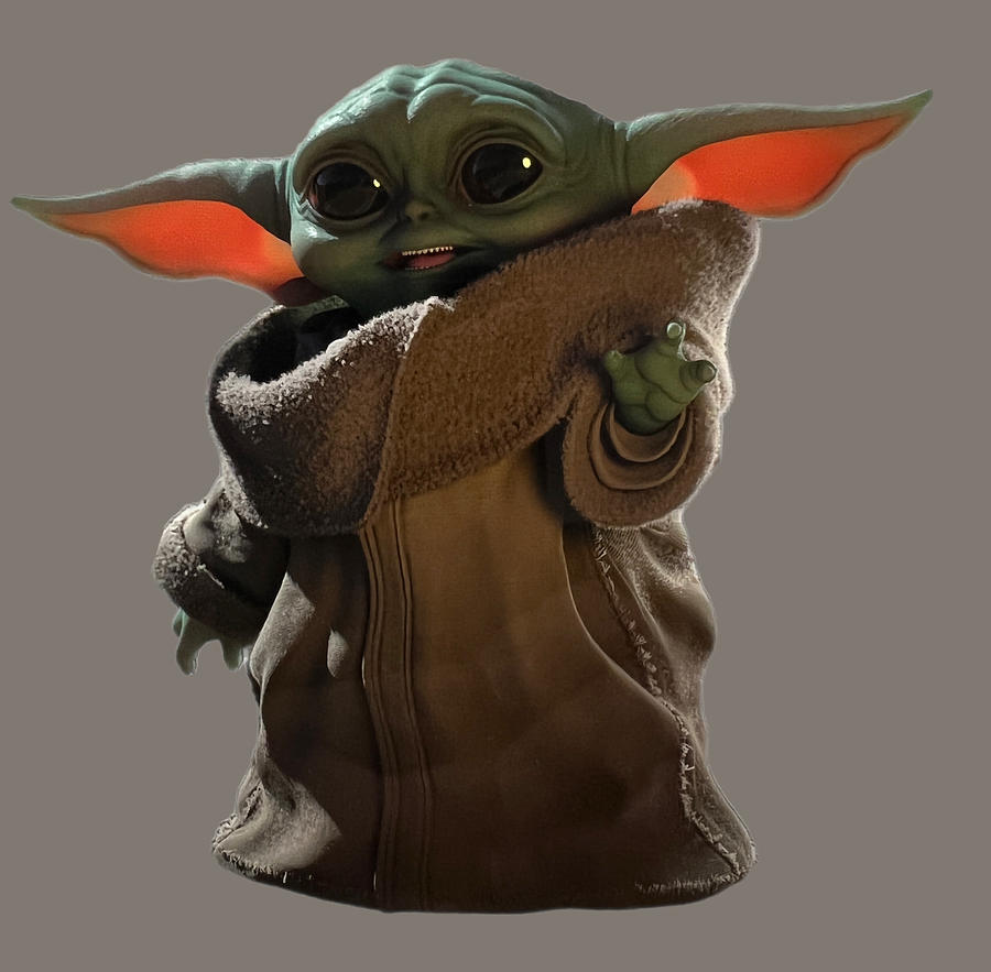 Happy Baby Yoda II Photograph by Dot Rambin | Fine Art America
