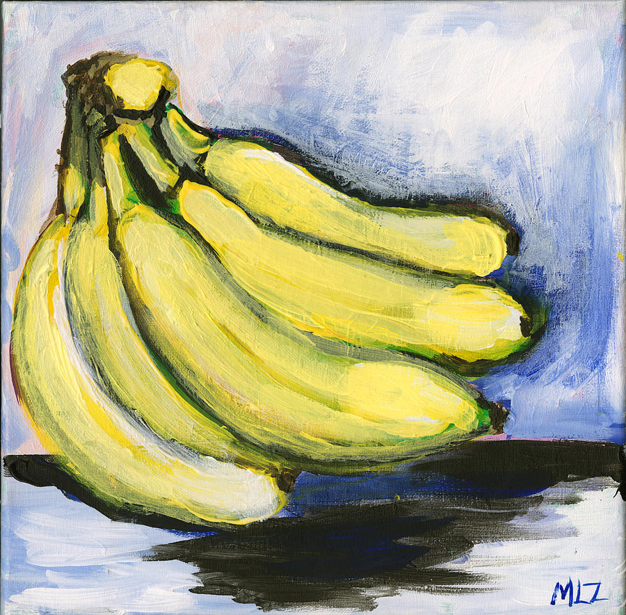 Happy Bananas Painting by Meliza Morris - Fine Art America