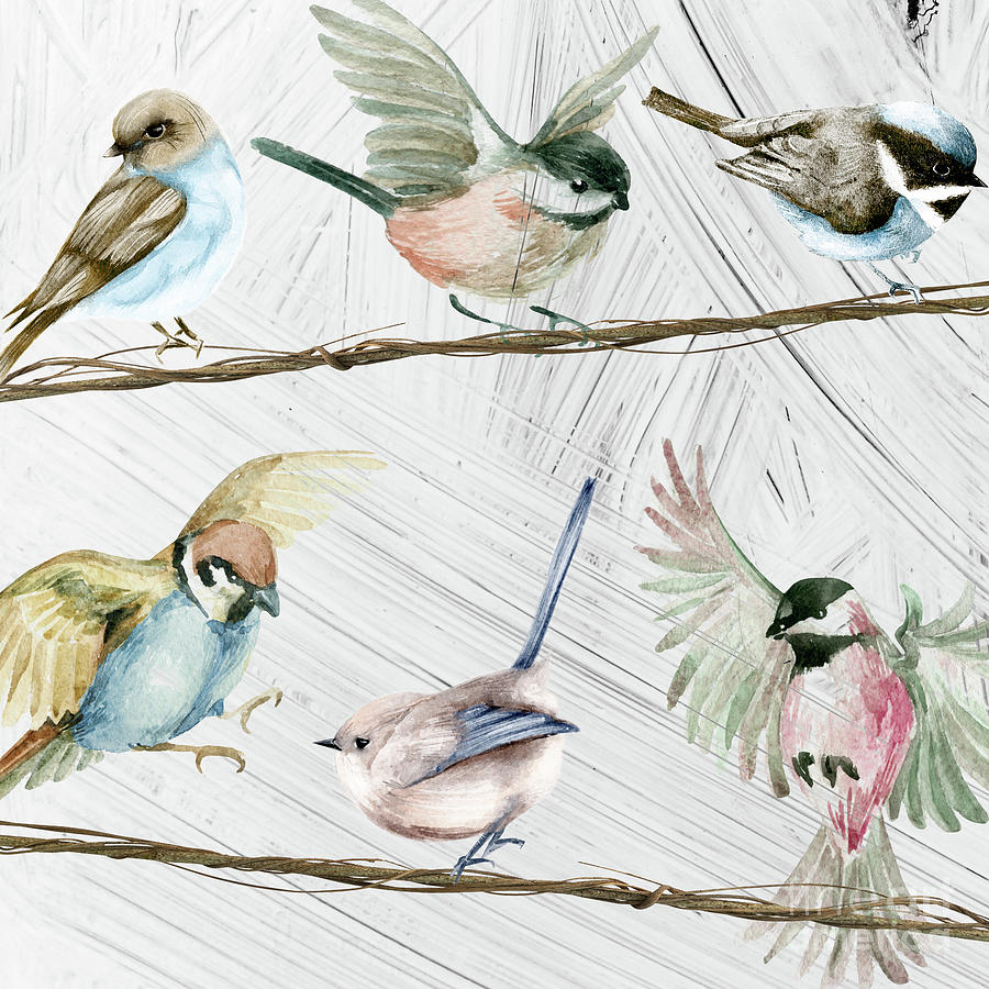 Happy Birds Painting