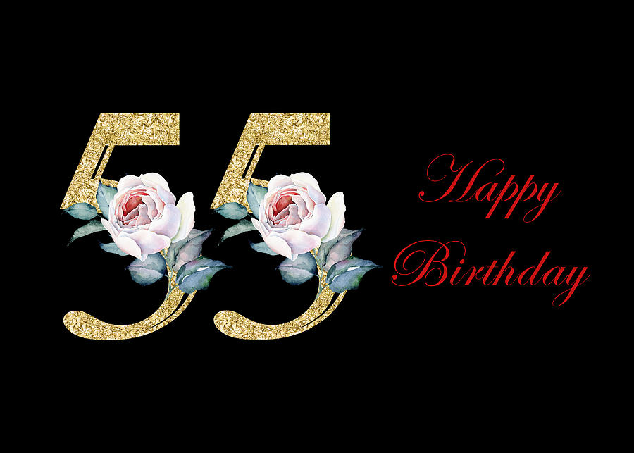 Happy Birthday 55 Digital Art