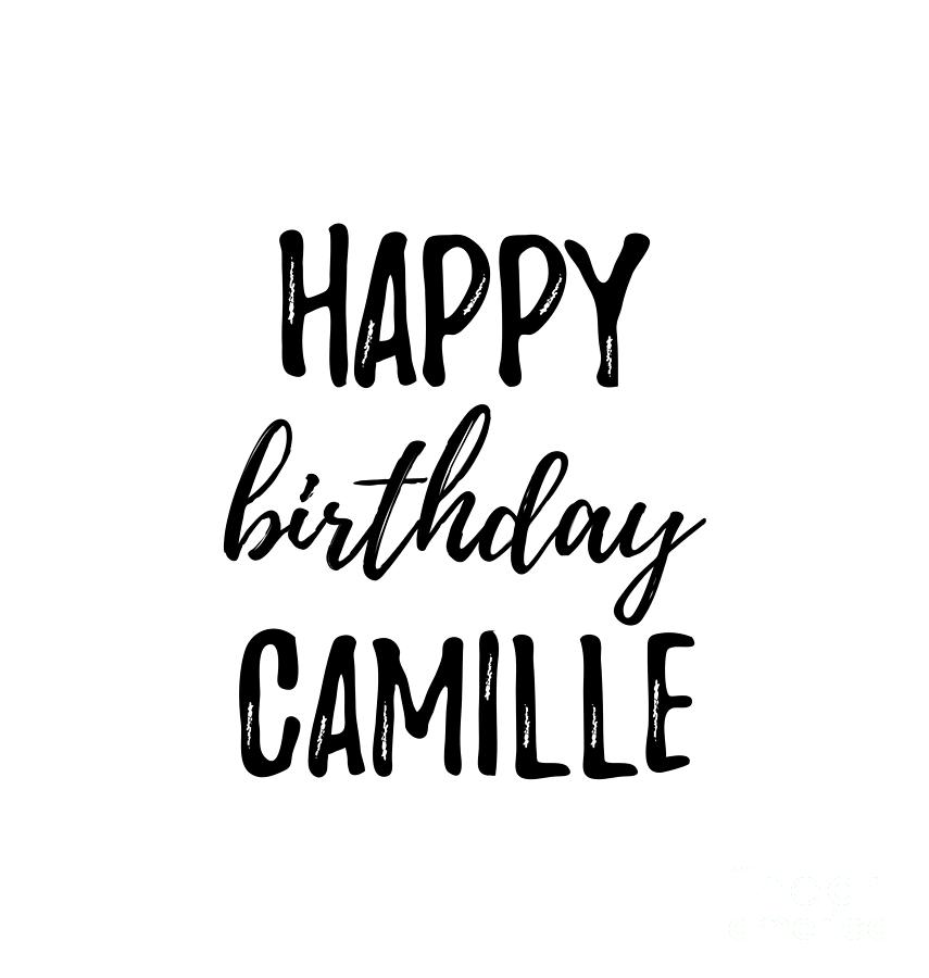 Camille, Name Art Print