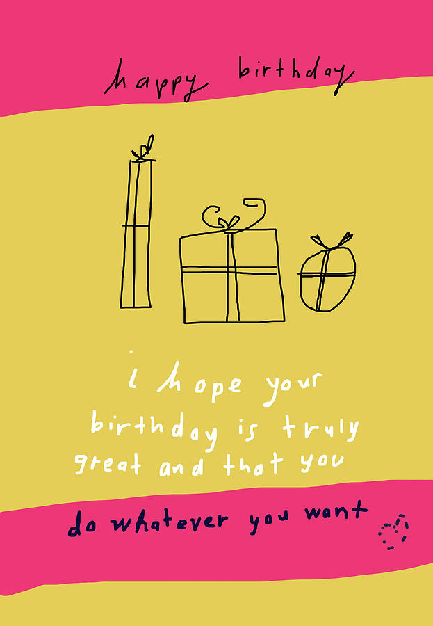 Birthday Digital Art - Happy Birthday Presents by Ashley Rice