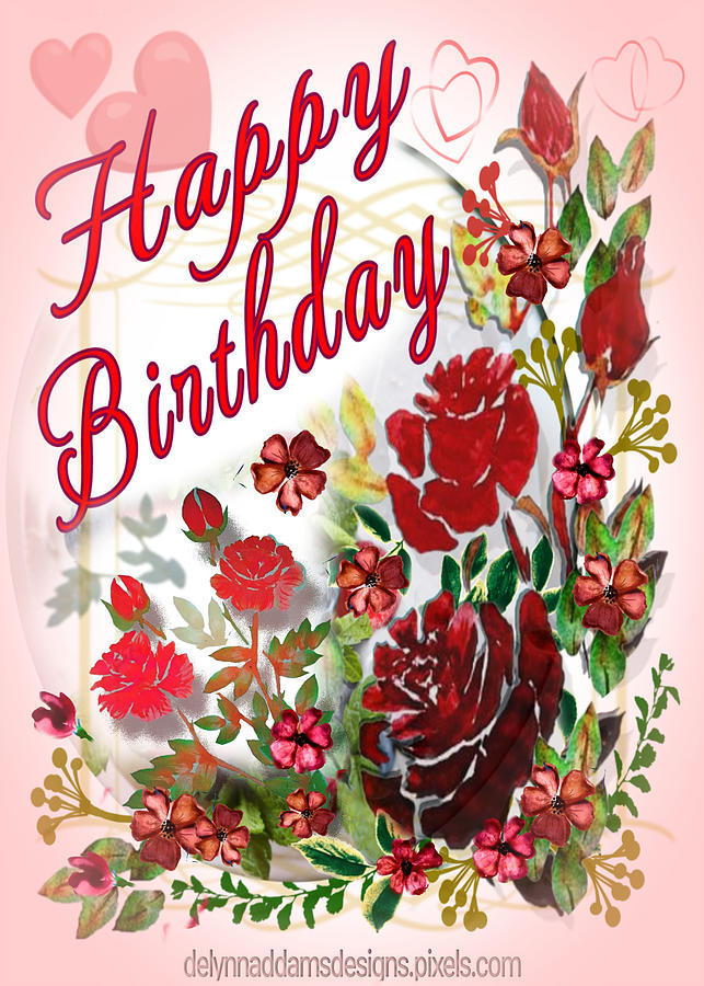 Happy Birthday to Anyone Born in July  Digital Art by Delynn Addams