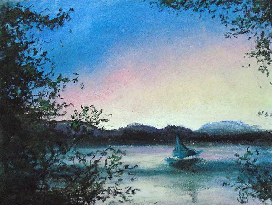 Happy Boat Painting by Jen Shearer