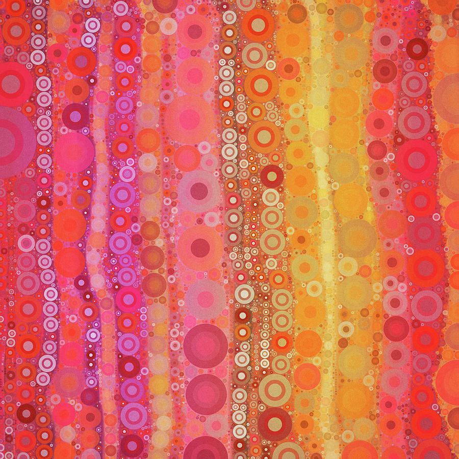 Happy Bubbles Abstract Digital Art by Peggy Collins