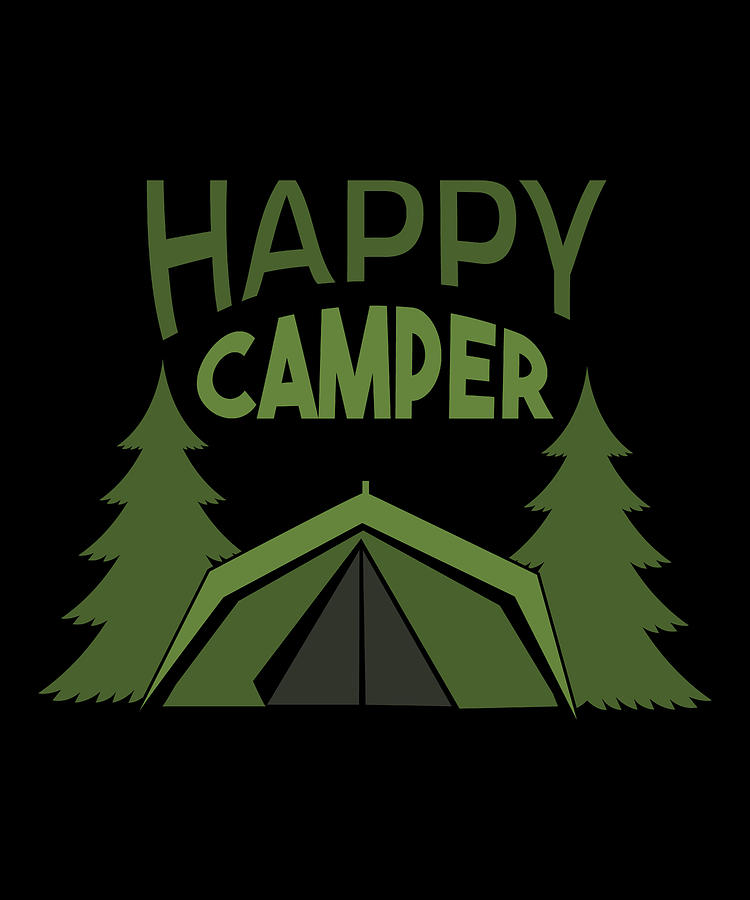 Happy Camper Digital Art by Filip Kelekidis - Fine Art America