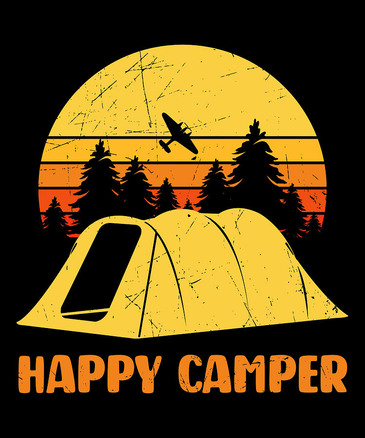 Happy Camping Digital Art by Alberto Rodriguez - Fine Art America