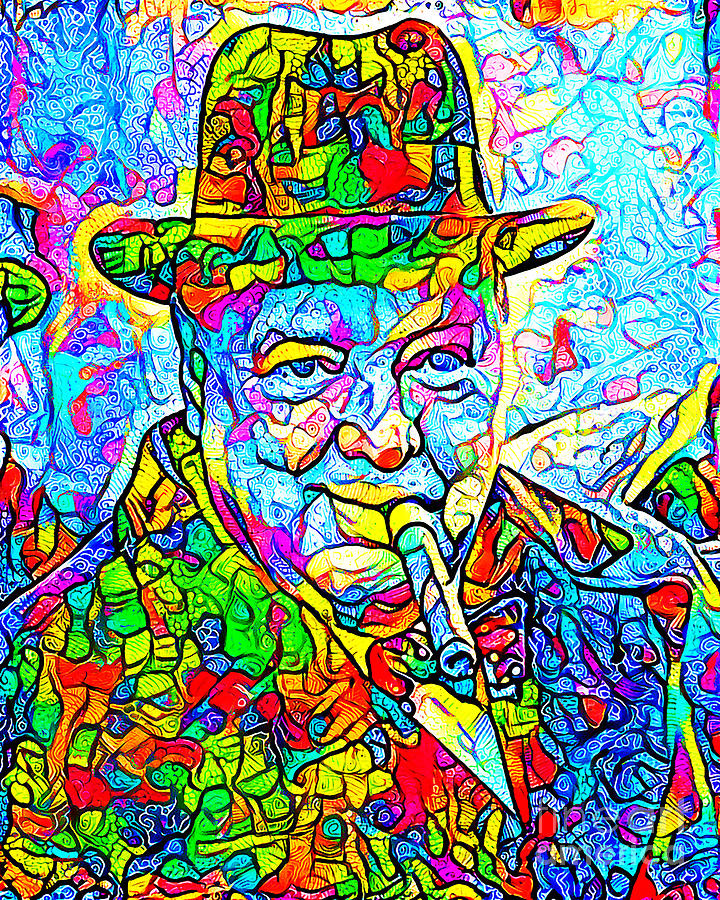 Happy Cheerful Contemporary Winston Churchill 20200901 Photograph by Wingsdomain Art and Photography