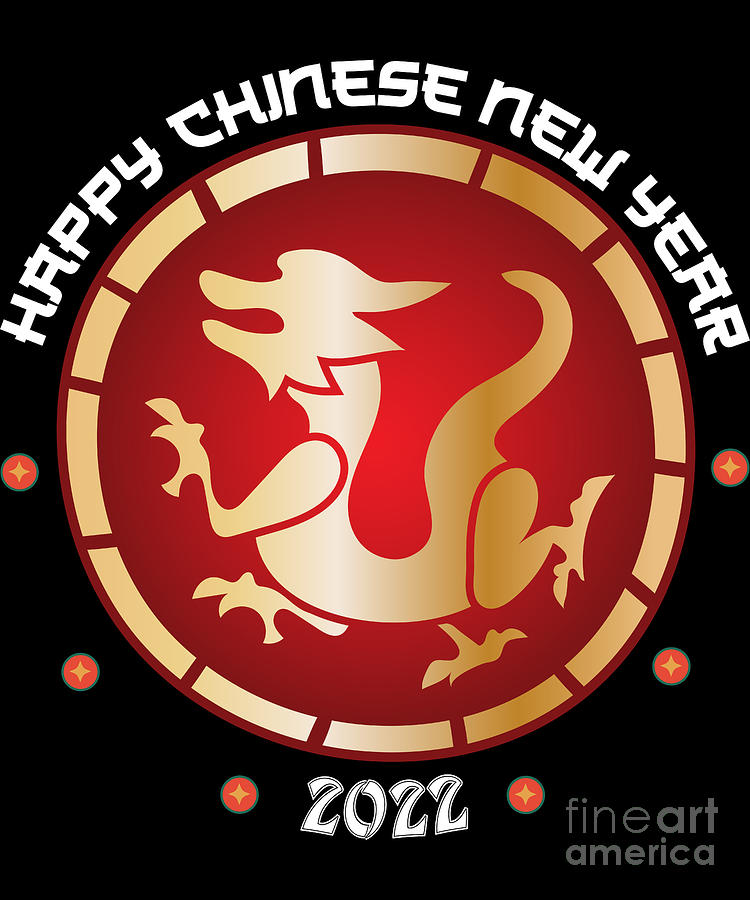 Happy Chinese New Year 2022 Symbols Dragon Digital Art by Jangdeuk Lee