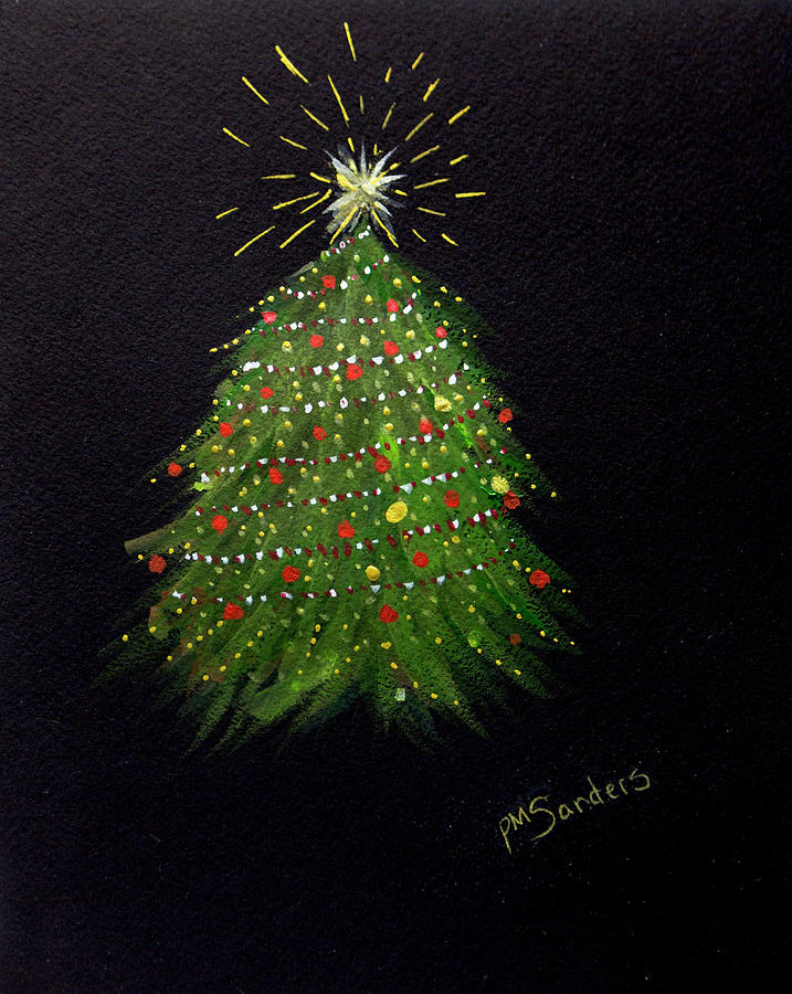 Christmas Photograph - Happy Christmas Tree by Her Arts Desire