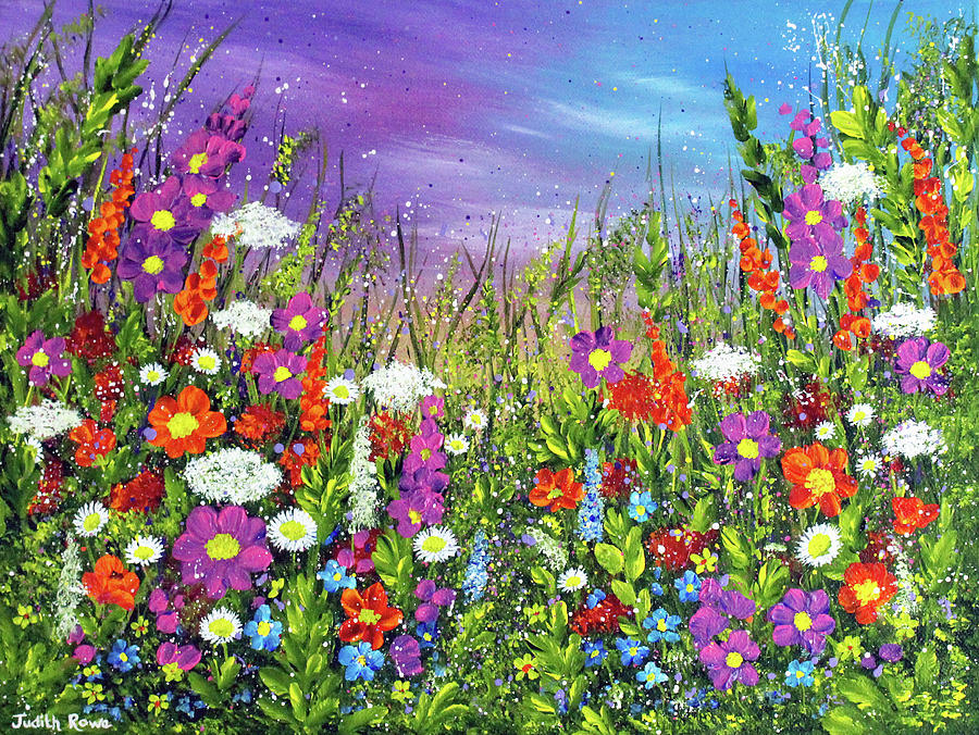 Happy Days Painting by Judith Rowe