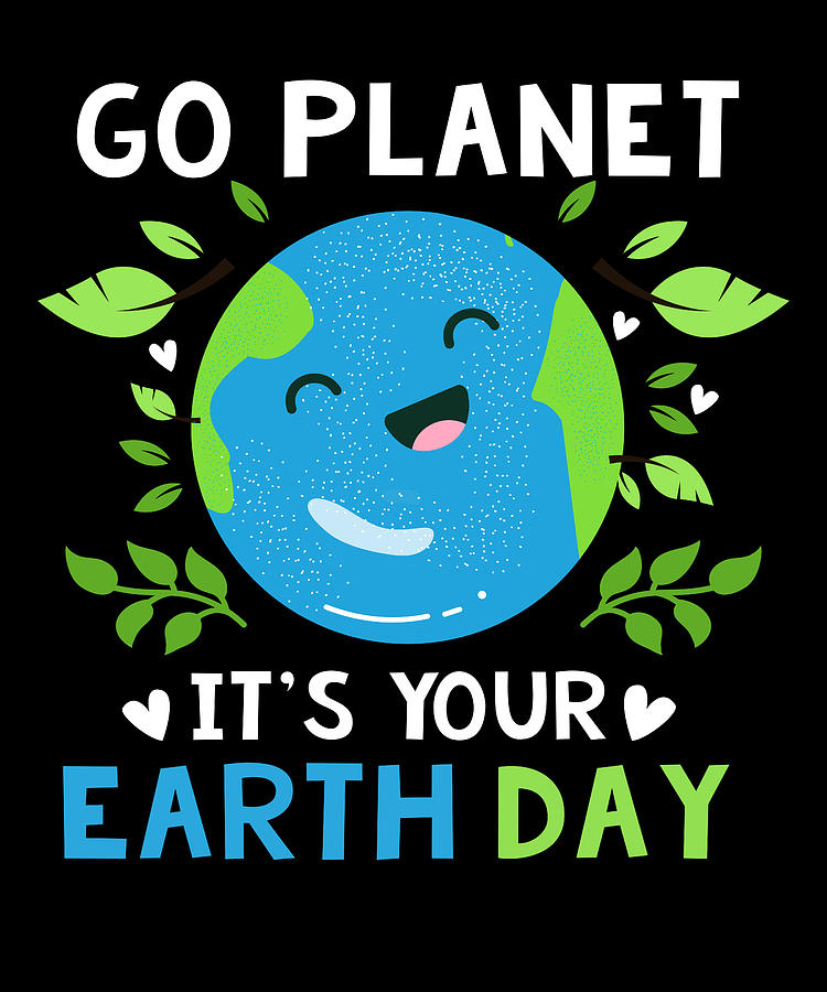 Happy Earth Go Planet It's Your Earth Digital Art by Fati Lola - Fine ...