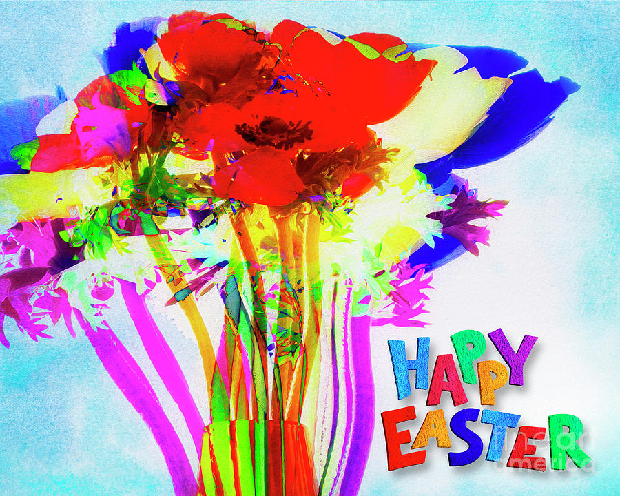 Happy Easter Digital Art by Edmund Nagele FRPS