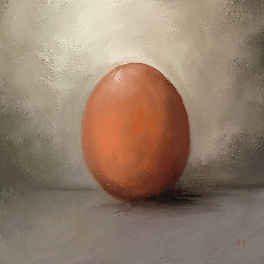 Egg Painting - Happy Egg Day by Jai Johnson
