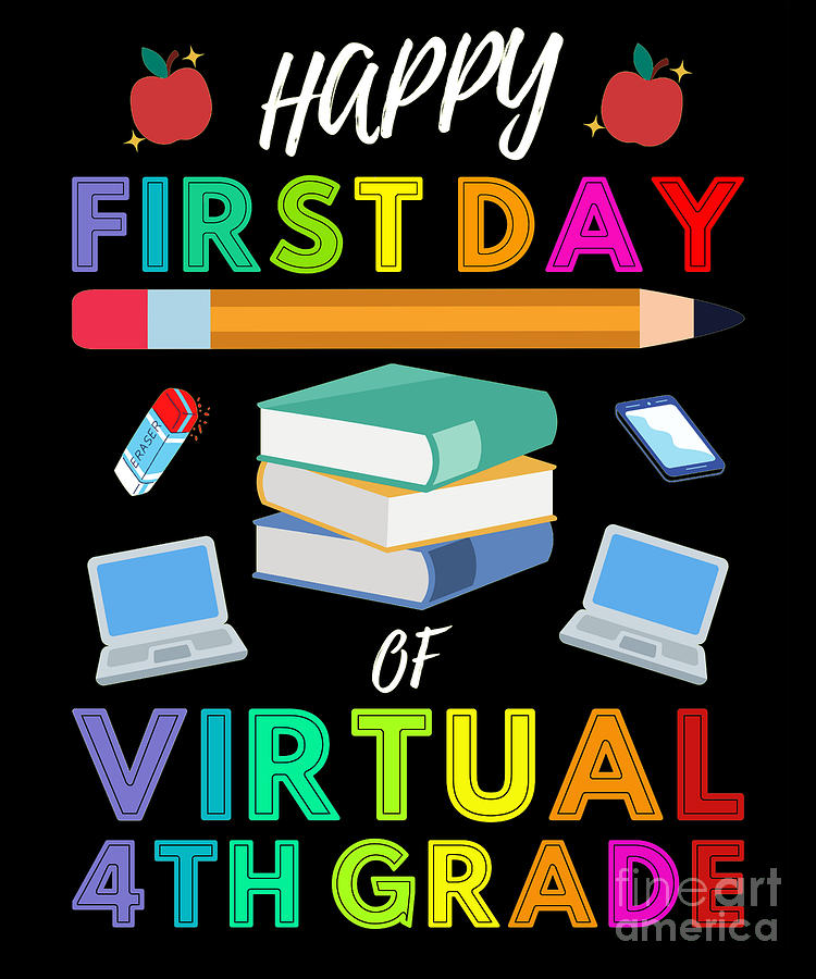happy-first-day-of-virtual-4th-grade-kids-online-teaching-digital-art