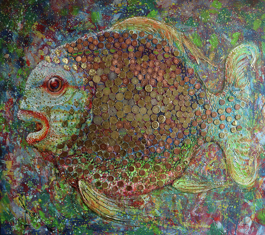 Happy Fish. Painting by Rakhmet Redzhepov - Fine Art America