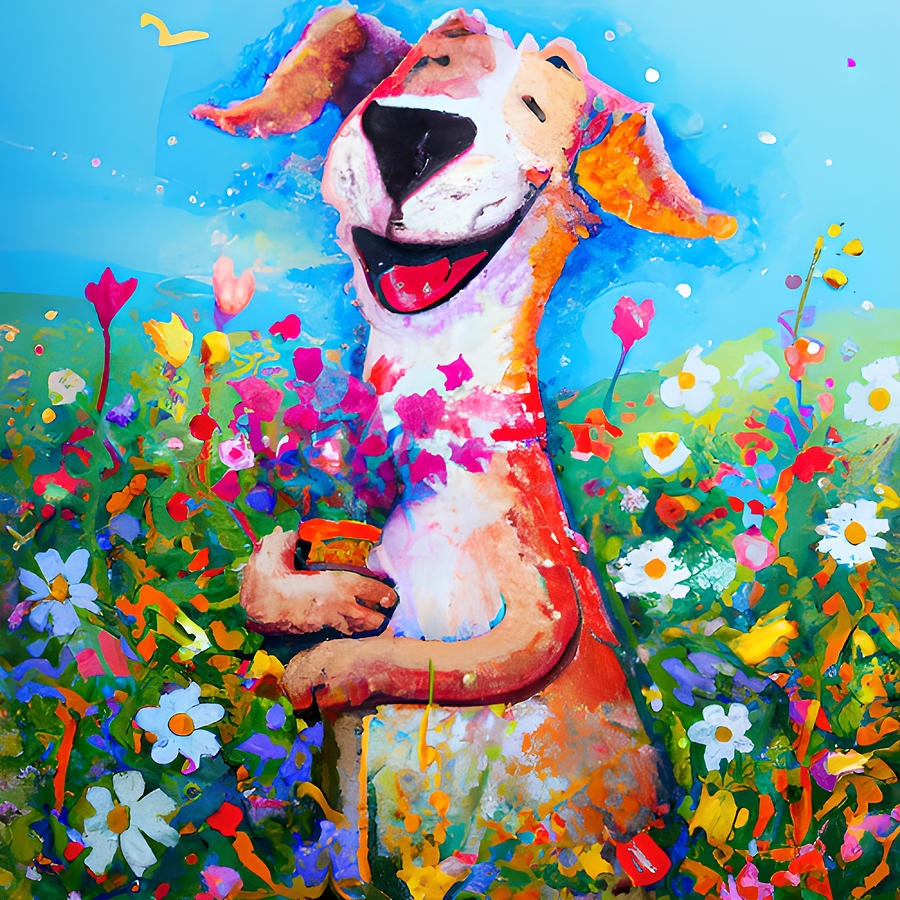 Happy Flowers to You 04 Digital Art by Amalia Suruceanu